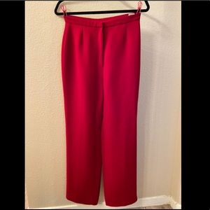 Vintage red dress pants